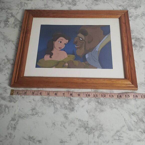 Beauty and the Beast Lithograph Picture Frame - Picture 7 of 8